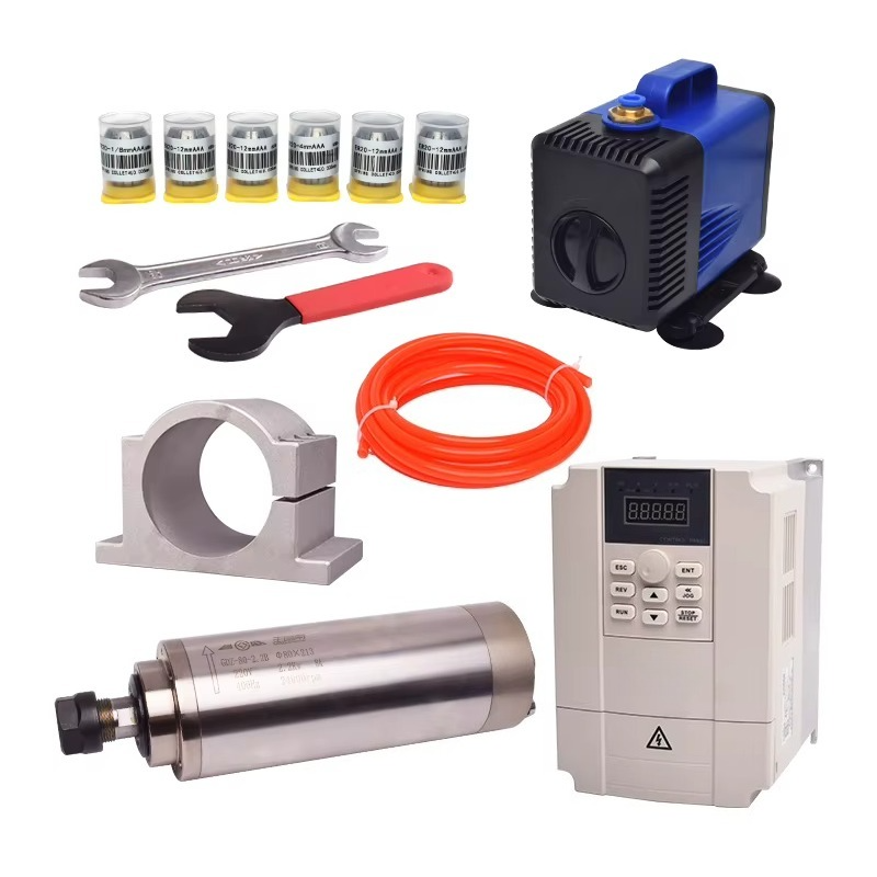 GDZ80 2.2KW 水冷スピンドルモーターキット VFD - 2.2Kw Water Cooled Spindle Kit Vfd のレビューと価格
