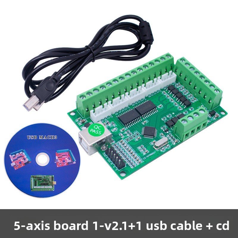 1個入り モータードライバーボード CNC USB MACH - 5 Axis Cnc Breakout Board Interface Mach3 のレビューと価格