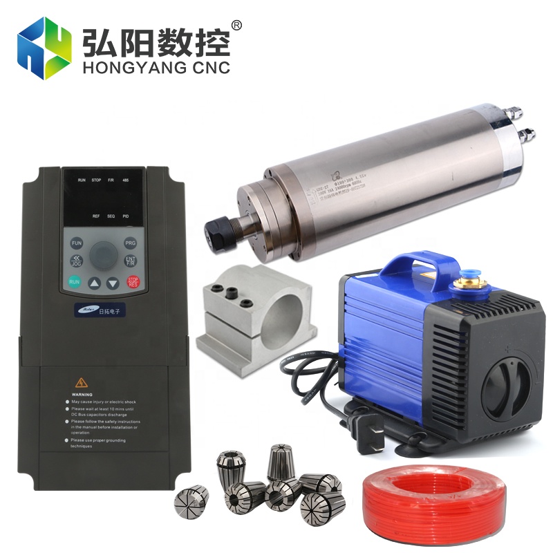 2.2KW 水冷式スピンドルモーター、3相、最高のVFD（可 - 2.2Kw Water Cooled Spindle Kit Vfd のレビューと価格