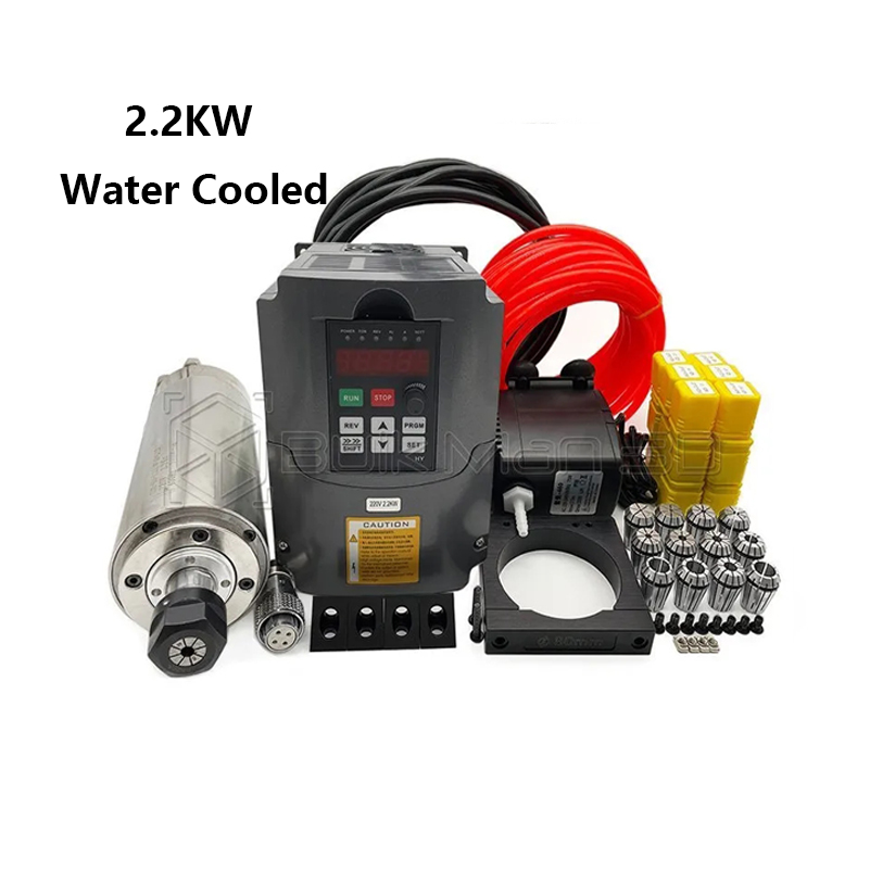 高品質 2.2KW 220V/110V 水冷スピンドルモータ - Er20 Collet Chuck Spindle Motor 220V のレビューと価格