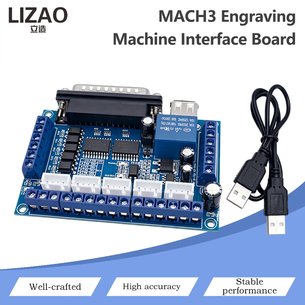 MACH3 CNCブレークアウトボード 5軸パラレルポートイ - 5 Axis Cnc Breakout Board Interface Mach3 のレビューと価格